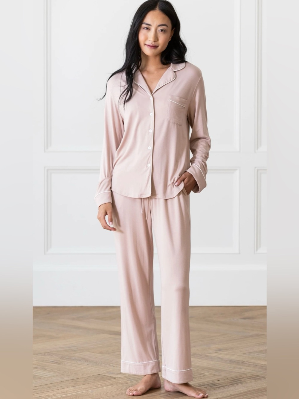 Cozy Earth Blush Pink Pajama Set